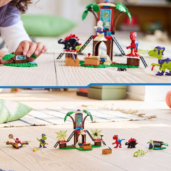 LEGO Superhelte Marvel 11200 – Edderkoppens og Goblinens luftkamp ved træhytten
