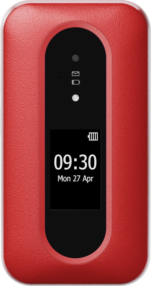 Doro Leva L31 - grundtelefon, rød / hvid