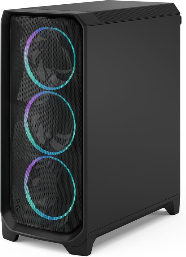 Fractal Design Meshify 3 Svart RGB TG Ljus Ton ATX-chassi