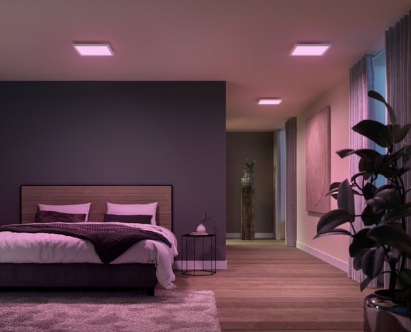 Philips Hue Surimu fullfärg taklampa 25W, 2000-6500K, 1760 lm, fyrkantig, vit S