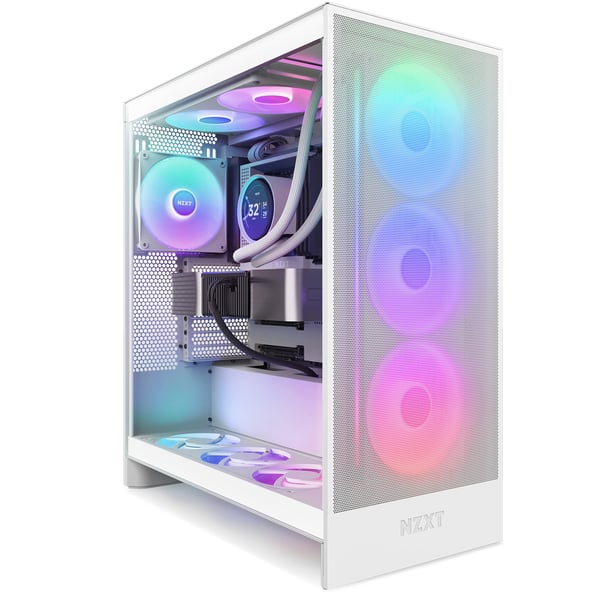 NZXT F420RGB Core Fläkt (Enkel Ram) chassifläkt, 140 mm, vit