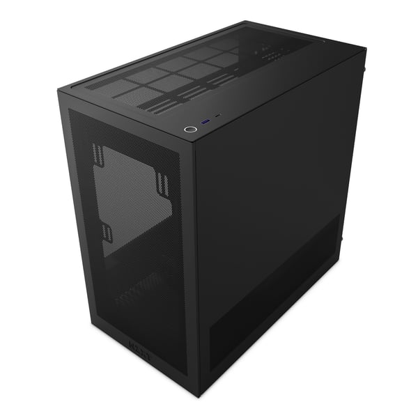 NZXT H3 Flow (2025) Micro-ATX-chassi, svart