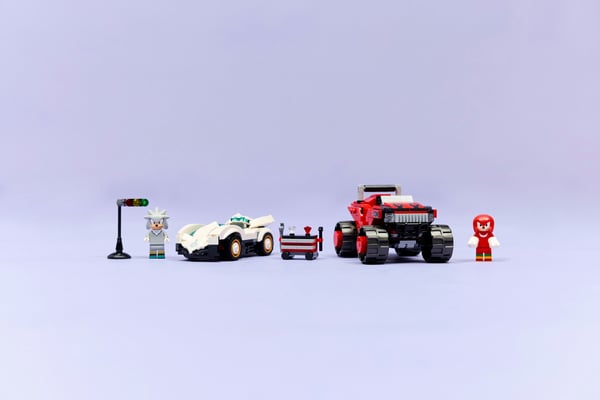 LEGO Sonic 77118 Silverns bil mot Knuckles monsterbil