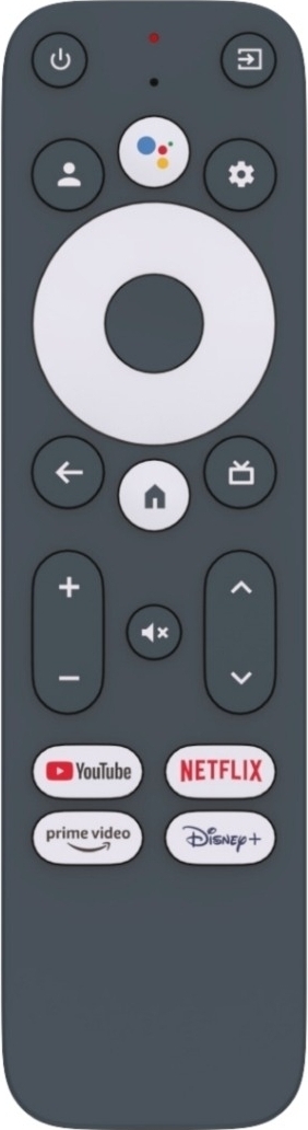 Strong RCU-GOOGLETV1 universalfjärrkontroll för mediastreamers och Android-TV-apparater
