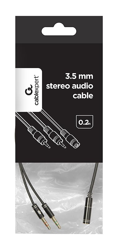 Gembird 4-pin TRRS CTIA headsetmikrofonadapter