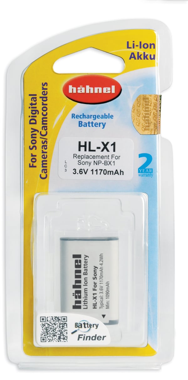 Hähnel HL-X1 -litiumionbatteri til Sony-kameraer