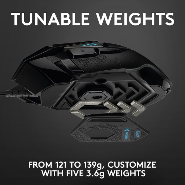 Logitech G502 HERO -spelför mus