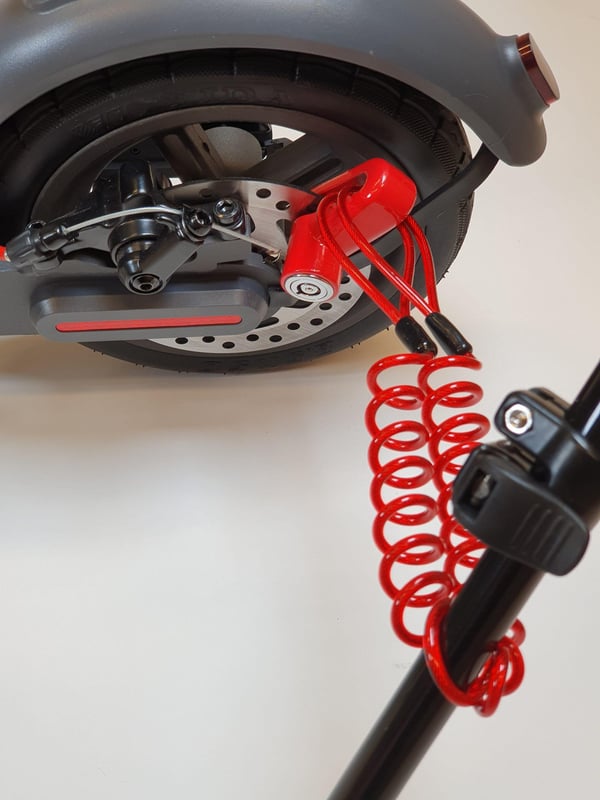 Ego-elsparkcykelns lås