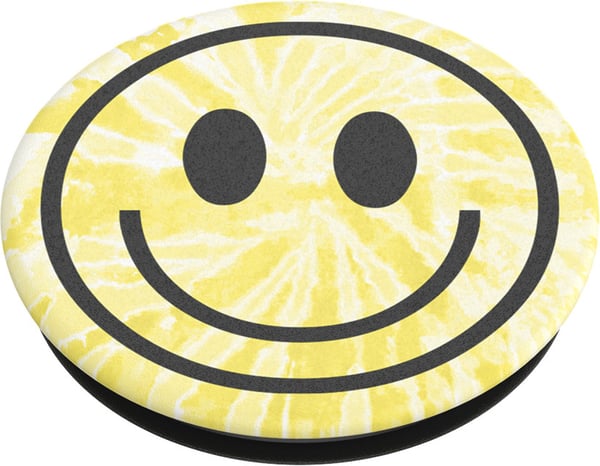 PopSockets PopGrip holder, Tie Dye Smiley