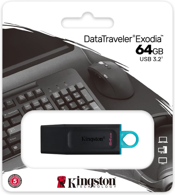 Kingston DataTraveler Exodia 64 Gb USBhukommelse