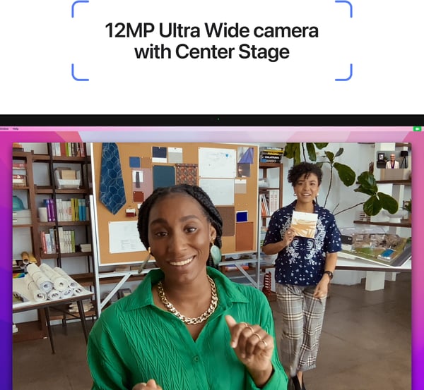 Apple Studio Display -skärm, justerbart stativ och nano-belagd glas (MMYV3)