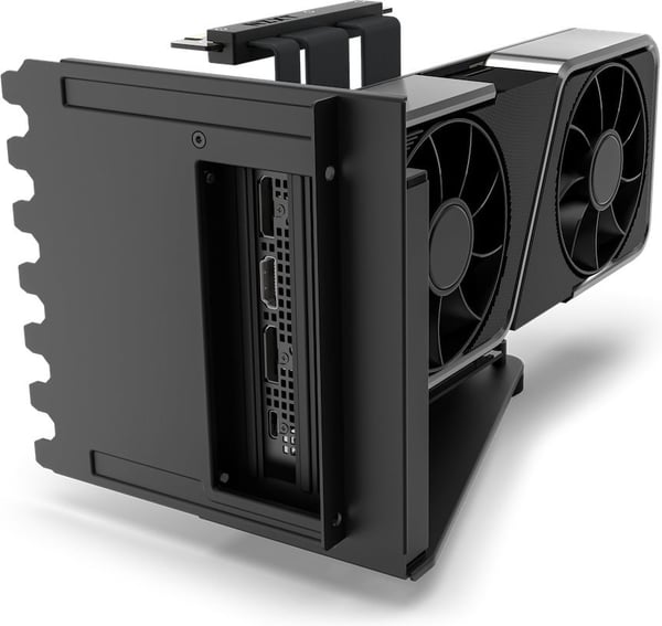 NZXT Vertikal GPU Monteringssats - monteringsram för grafikkort, svart