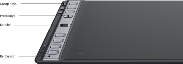 Huion Inspiroy 2 L H1061P ritplatta