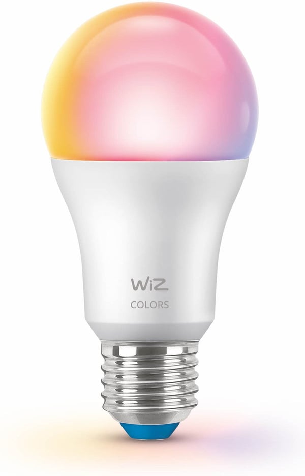 WiZ smartlampe, E27, A60, RGB, Wi-Fi, 2200-6500 K, 806 lm, mat, 3 stk.
