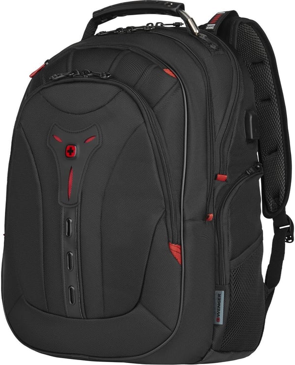 Wenger Pegasus Deluxe-rygsæk til bærbar computer på 16", sort