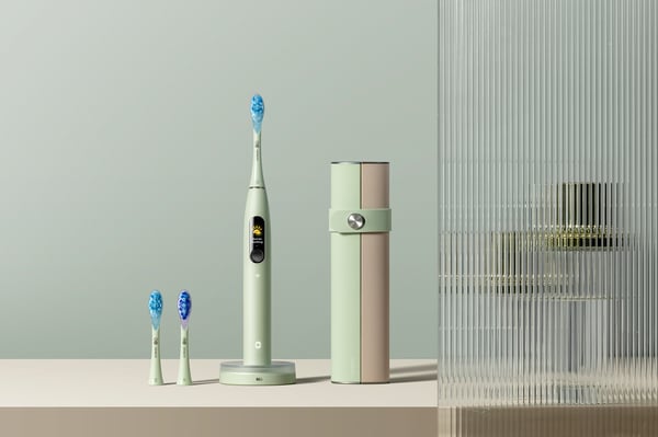 Oclean X Ultra S -elektrisk tandbørste, grøn