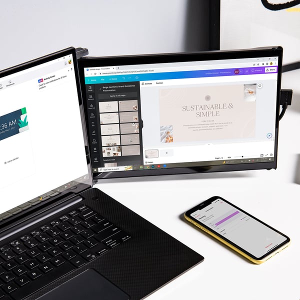 Mobile Pixels Duex Max DS 14,1" Bærbar skærm - bærbar skærm