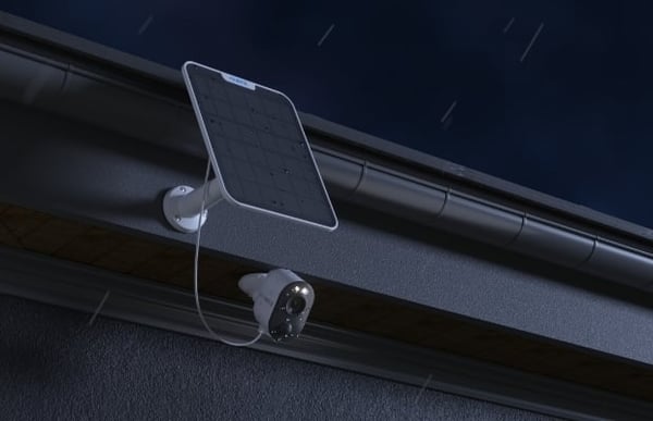 Reolink Argus 3 Ultra, 8 MP-overvågningskamera til indendørs og udendørs brug, hvid