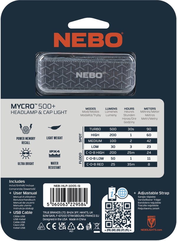 Nebo Mycro 500+ pannlampa