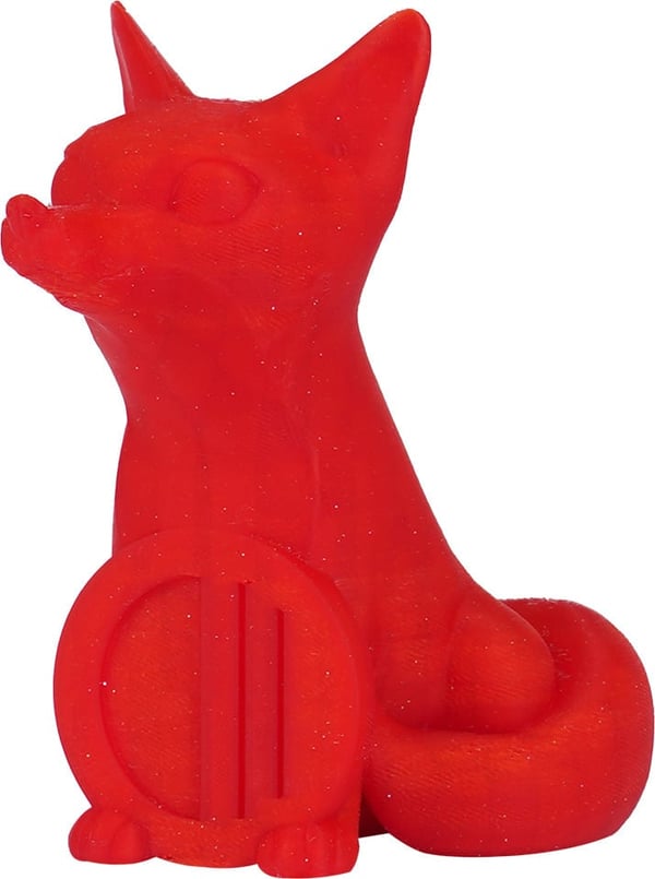 Copymaster3D PLA-filament til 3D-printere, 1,75 mm, glitrende rød