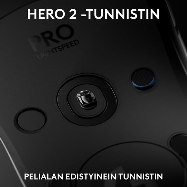 Logitech PRO 2 LIGHTSPEED-spelmus, vit