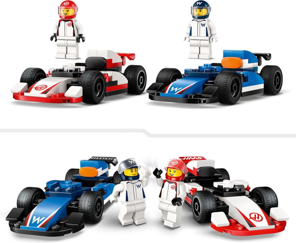 LEGO City 60464 – F1-racere Williams Racing og Haas F1