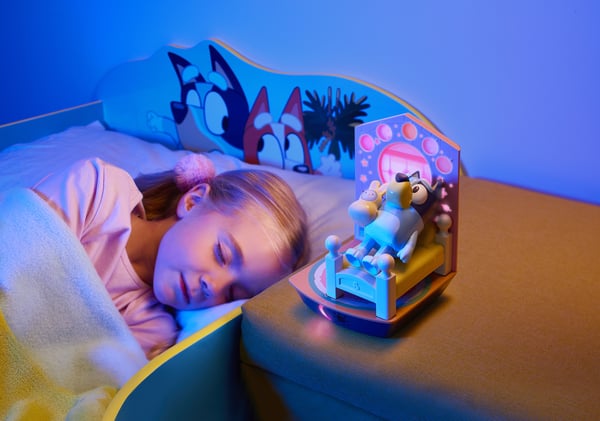 Bluey GoGlow Dream 3-i-1 natlampe og søvnassistance