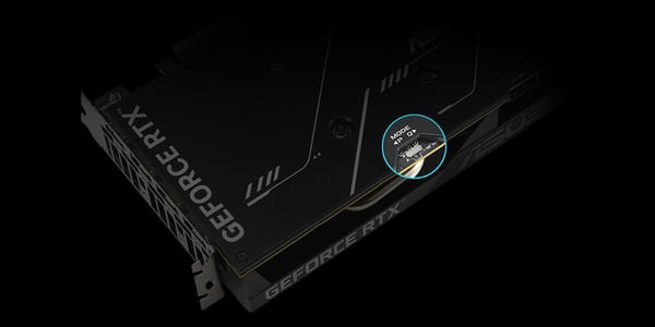 Asus DUAL GeForce RTX 5050 OC grafikkort, 8 GB