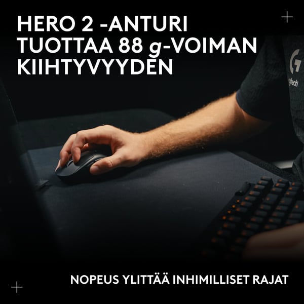 Logitech G Pro X Superlight 2c trådlös spelmus, magenta