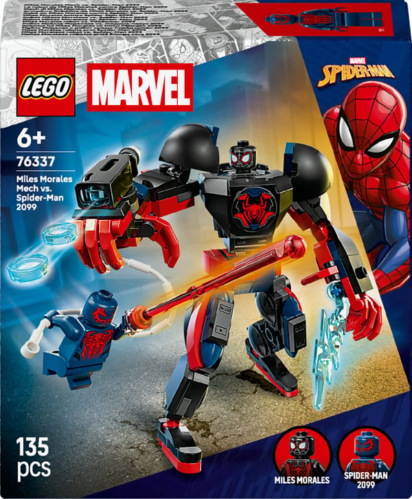 LEGO Super Heroes Marvel 76337 Miles Morales robot mot Spider-Man 2099