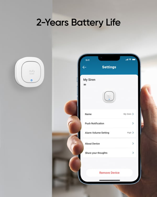 Anker eufy Säkerhet Siren larm siren