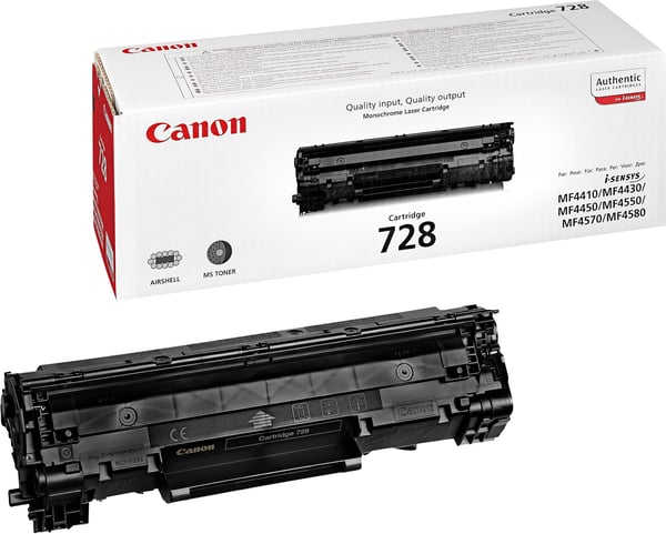 Canon CRG-728 -laserpatron, svart