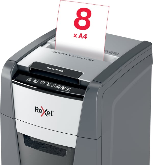 Rexel Optimum 100X automatisk papirklipper, P4