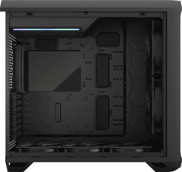Fractal Design Torrent Sort TG Lys Tint E-ATX-kabinet med vindue, sort