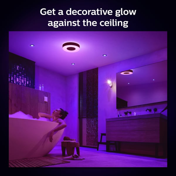 Philips Hue Xamento M -smart loftlampe, sort, IP44