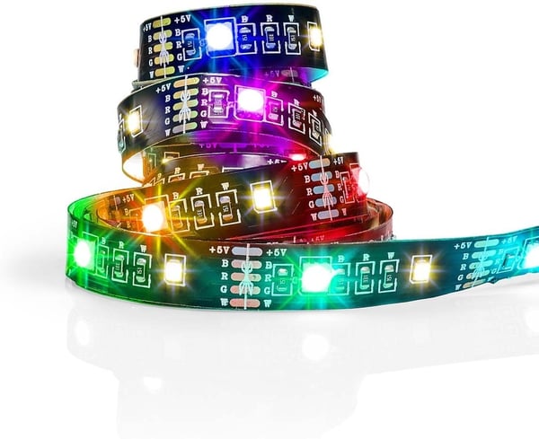 Nedis SmartLife - LED-lysstrope, varmhvid + RGB, bluetooth, 2 m