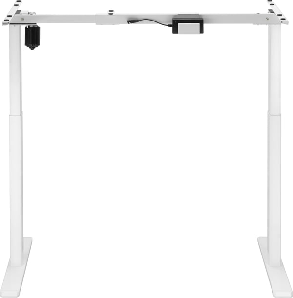 ErgoWork Compact -elstativ för elskrivbord, vit