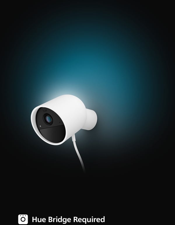 Philips Hue Secure overvågningskamera, kablet, hvid, 1 stk