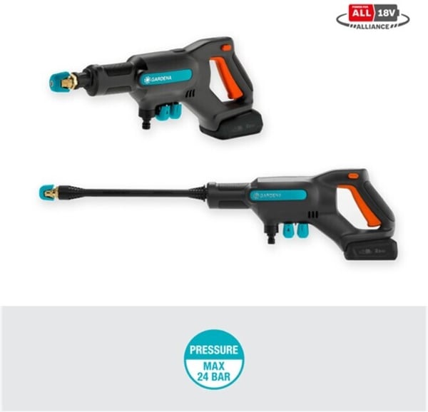 GARDENA AquaClean 24/18V P4A Premium mellemtryksrenser