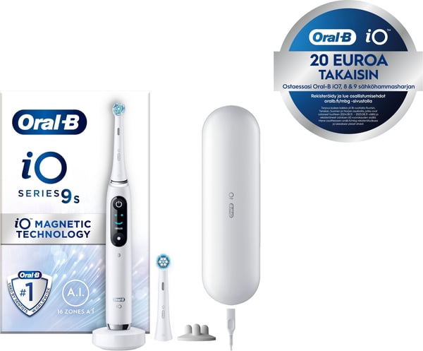 Oral-B iO Series 9s eltandborste, vit