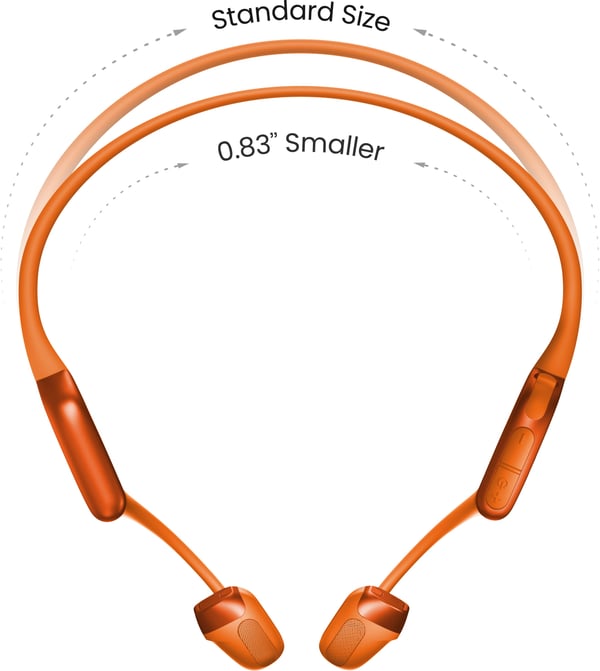 Shokz OpenRun Pro 2 Mini luujohdeøretelefoner, orange