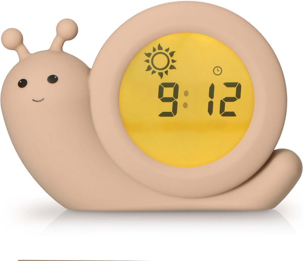 Alecto Baby Simon Snail -urimetrisk læringsur, taupe