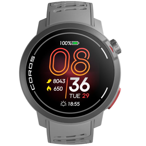 Coros Watch Pace Pro sportsur, 46 mm, grå