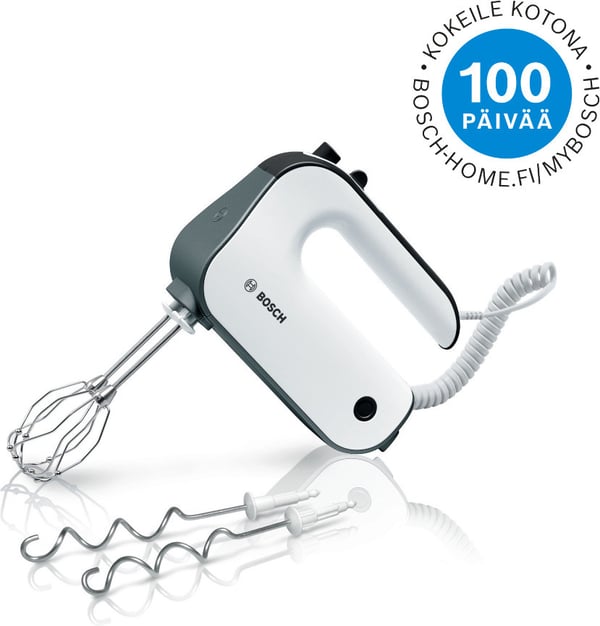 Bosch MFQ49300 elektrisk håndmixer, hvid