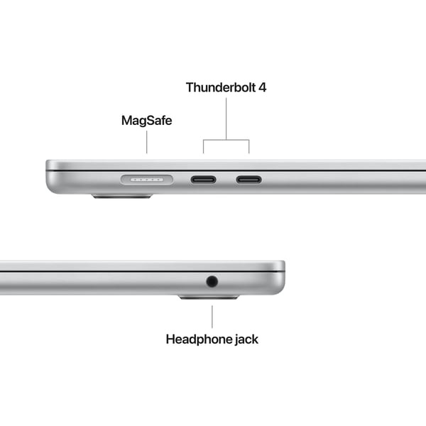 Apple MacBook Air 15" M4 24 GB, 512 GB 2025 - bärbar, silver (MC6J4)