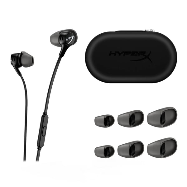 HyperX Cloud Earbuds II spelhörlurar, svart