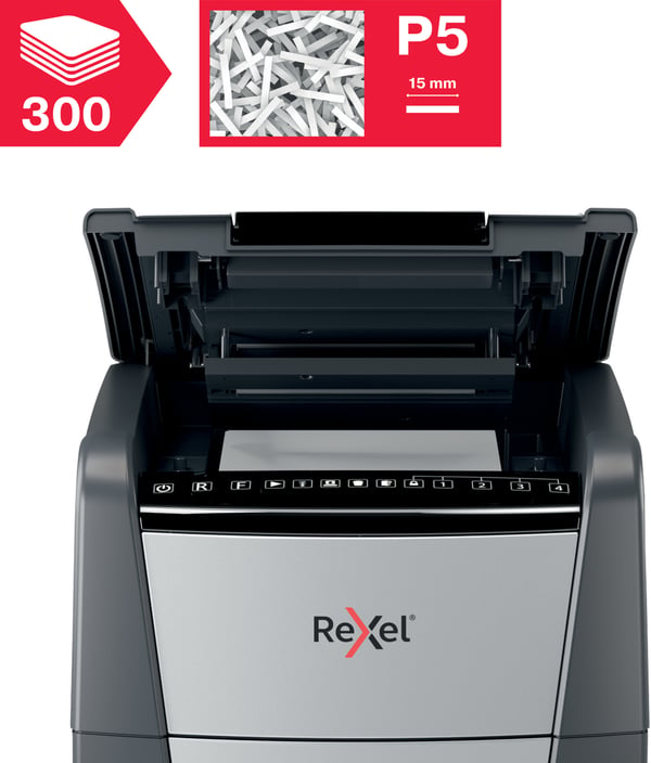 Rexel Optimum 300M automatisk papirskæremaskine, P5