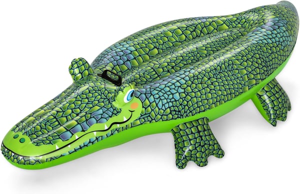 Bestway Buddy Croc Ride On -badelegetøj, 152 x 71 cm