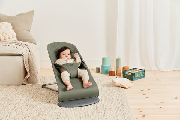 BabyBjörn Bliss Woven -stol, mørkegrøn