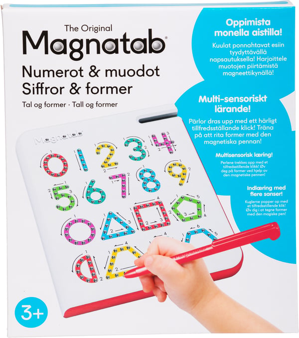 Magnatab - Nummer och former